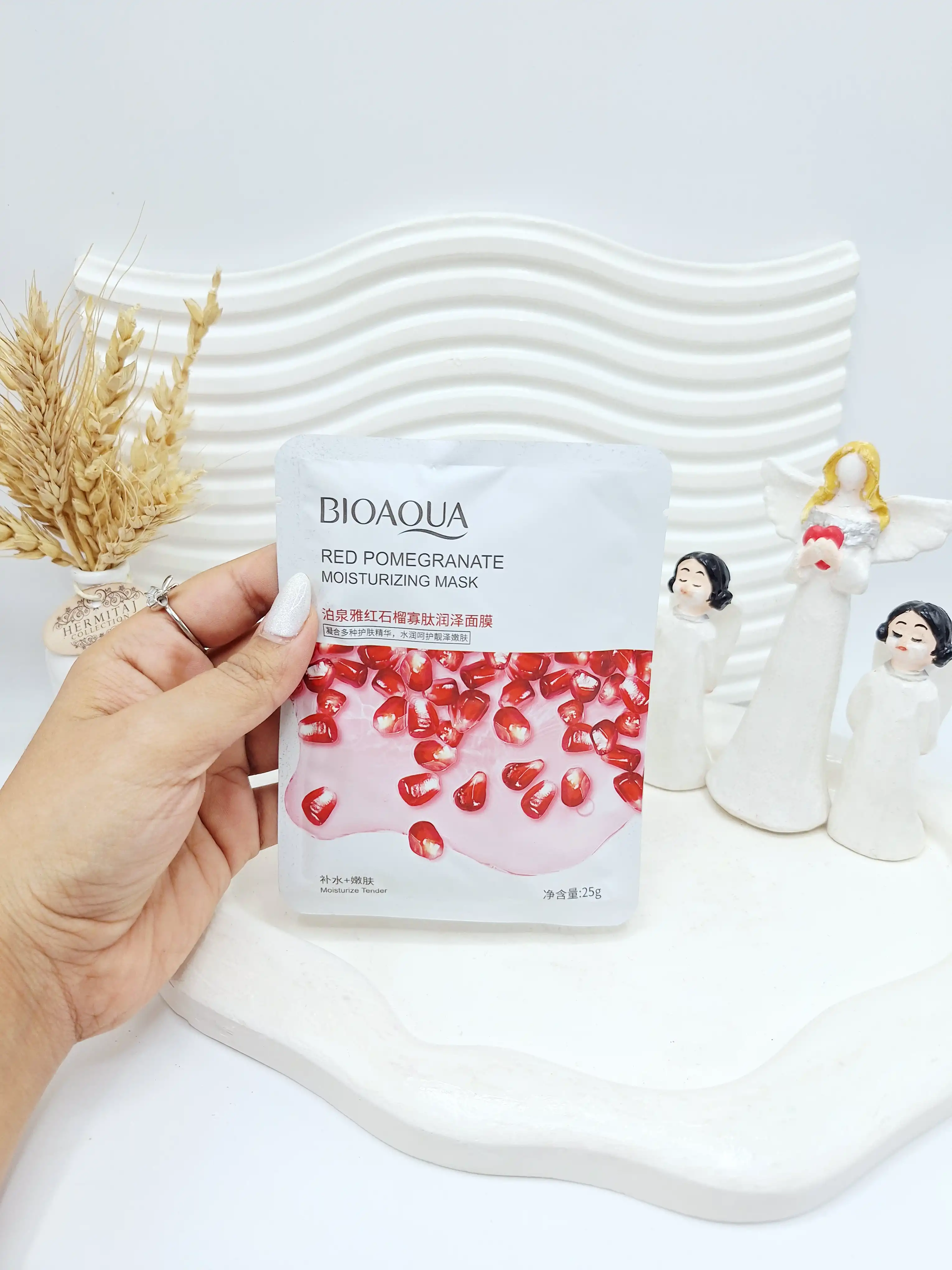 ماسک ورقه ای عصاره انار بیوآکوا BIOAQUA کد7228