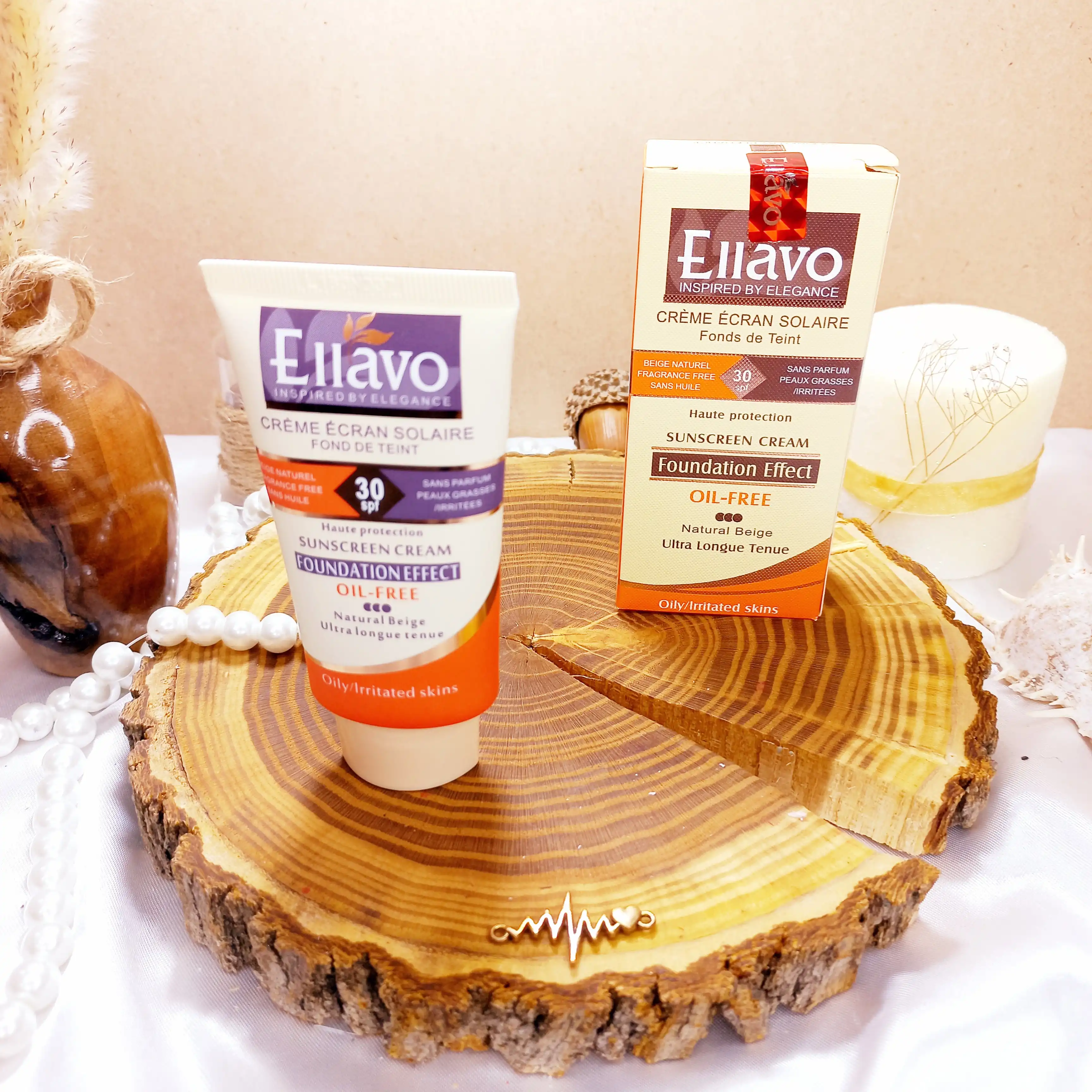 ضد آفتاب رنگی الاوو SPF 30 مدل Oil free