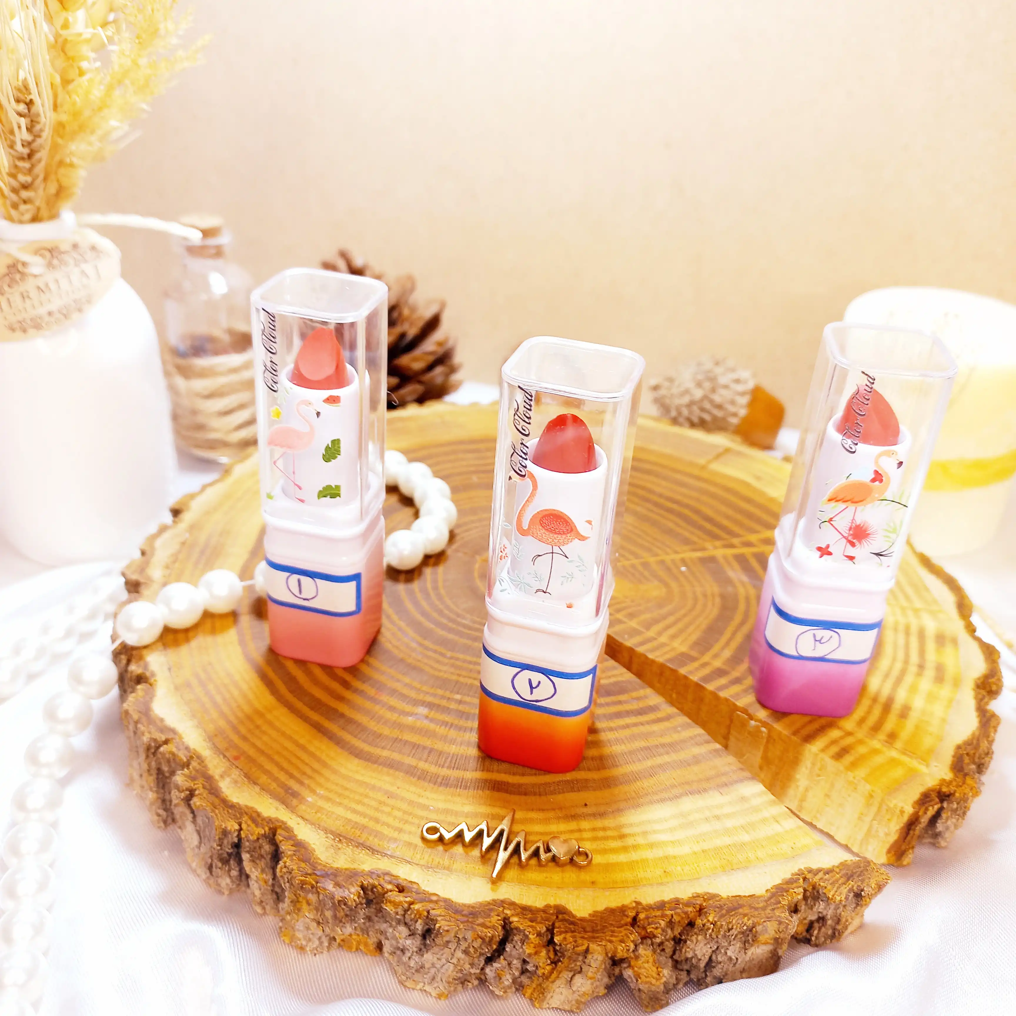 رژ لب جامد طرح فلامینگو FLAMINGOS