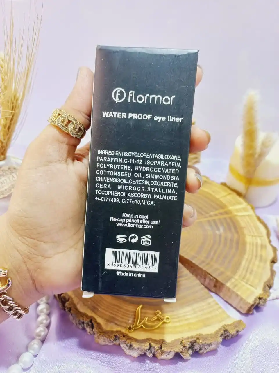 مداد شمعی رنگی فلورمار جعبه دار flormar  کد ۱۰۵۹