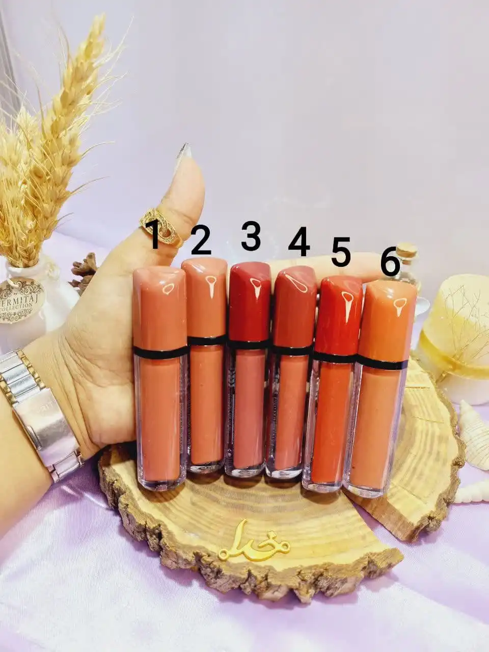 پک 6 تایی رژ لب مایع پر طرفدار رومانتیک می ROMANTIC MAY کد 889NU
