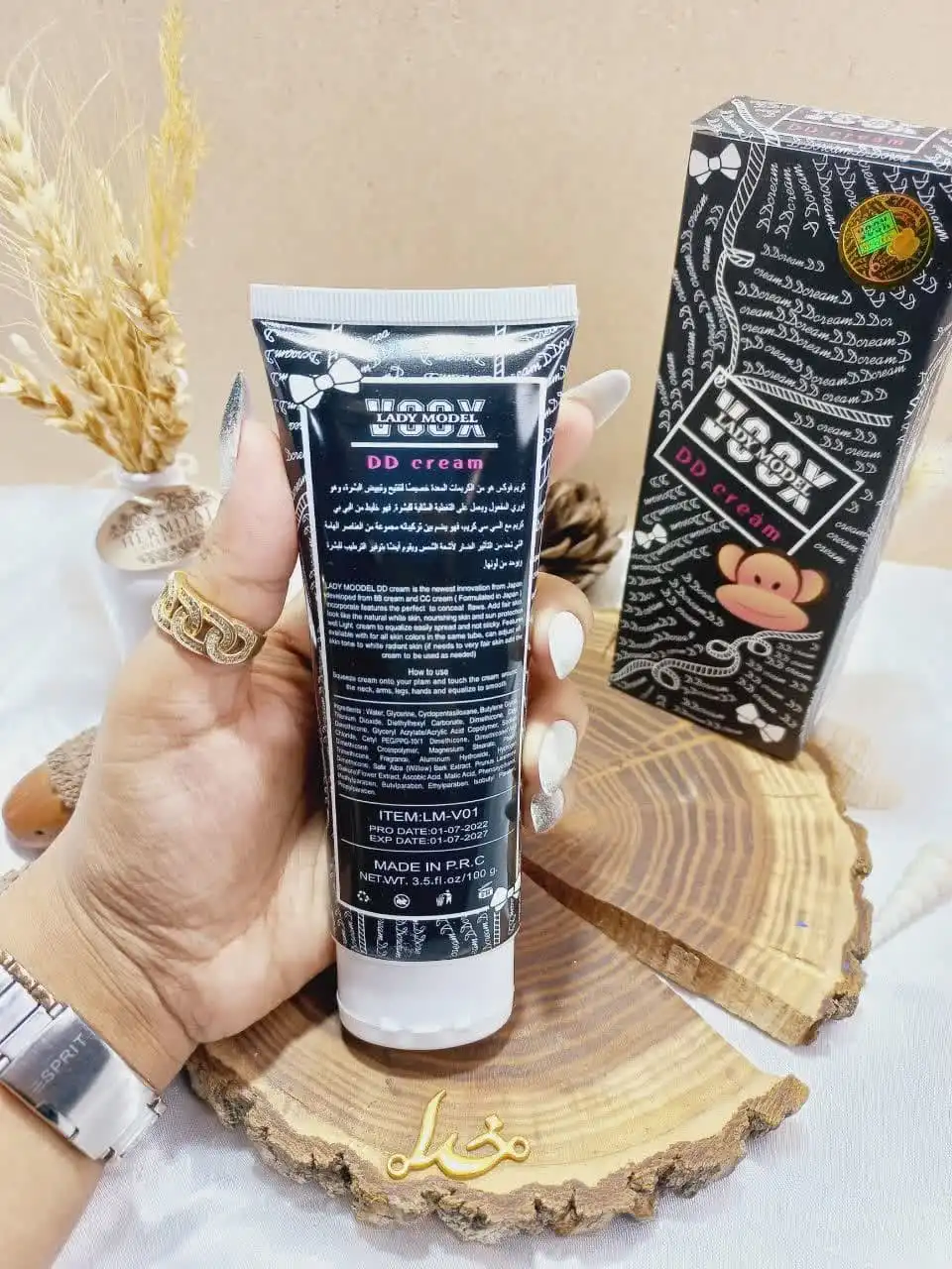 کرم روشن کننده حجم 100 'گرم قوی VOOX مدل DD cream اصلی