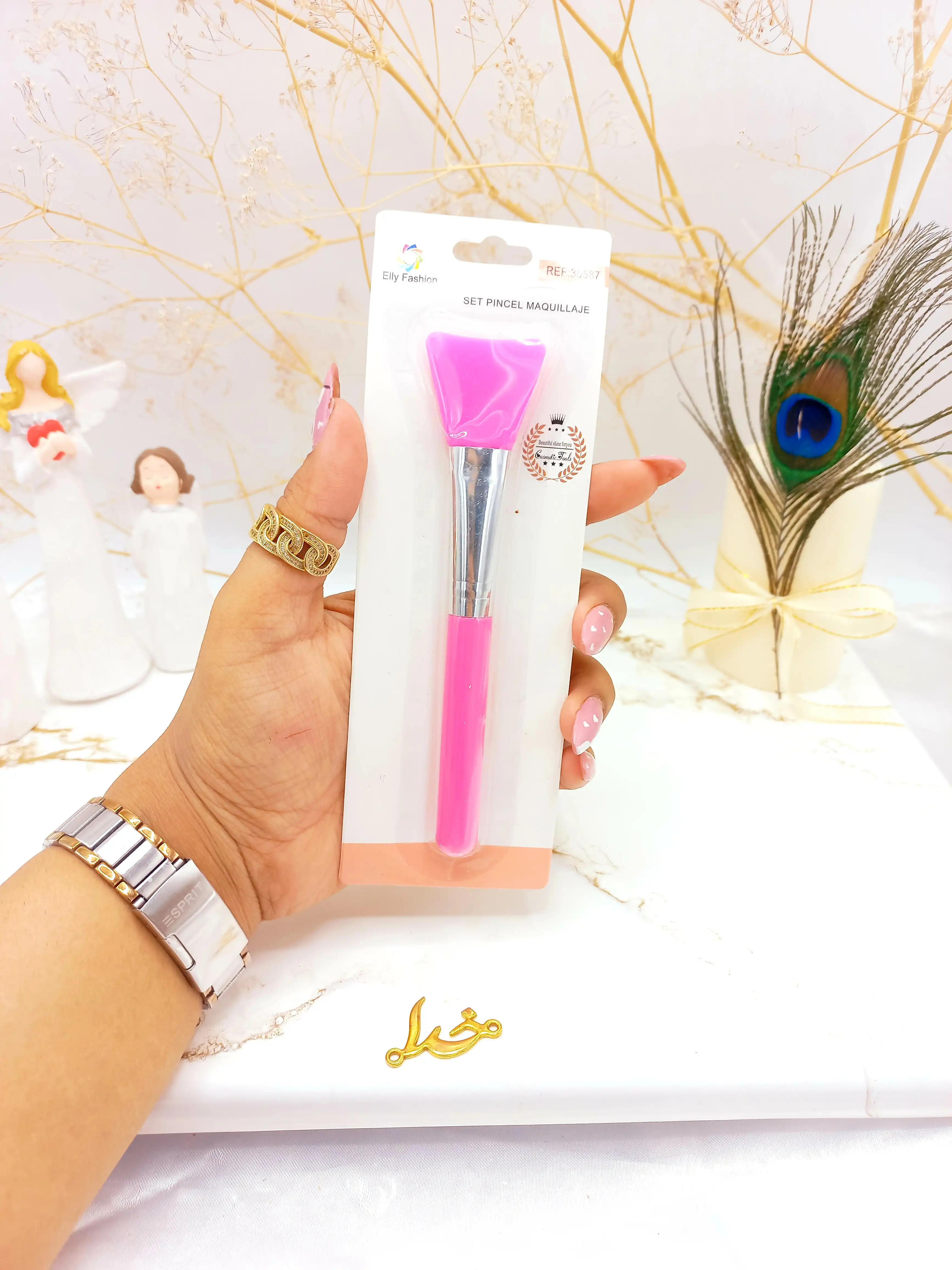 براش ماسک سیلیکونی  SET PINCEL MAQUILLAJE طرح جدید
