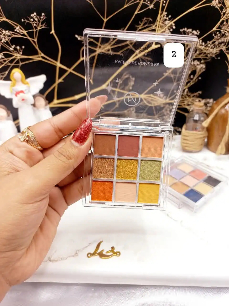 پالت سایه ۹ رنگ برند راین بوو RAINBOW کد MY8549
