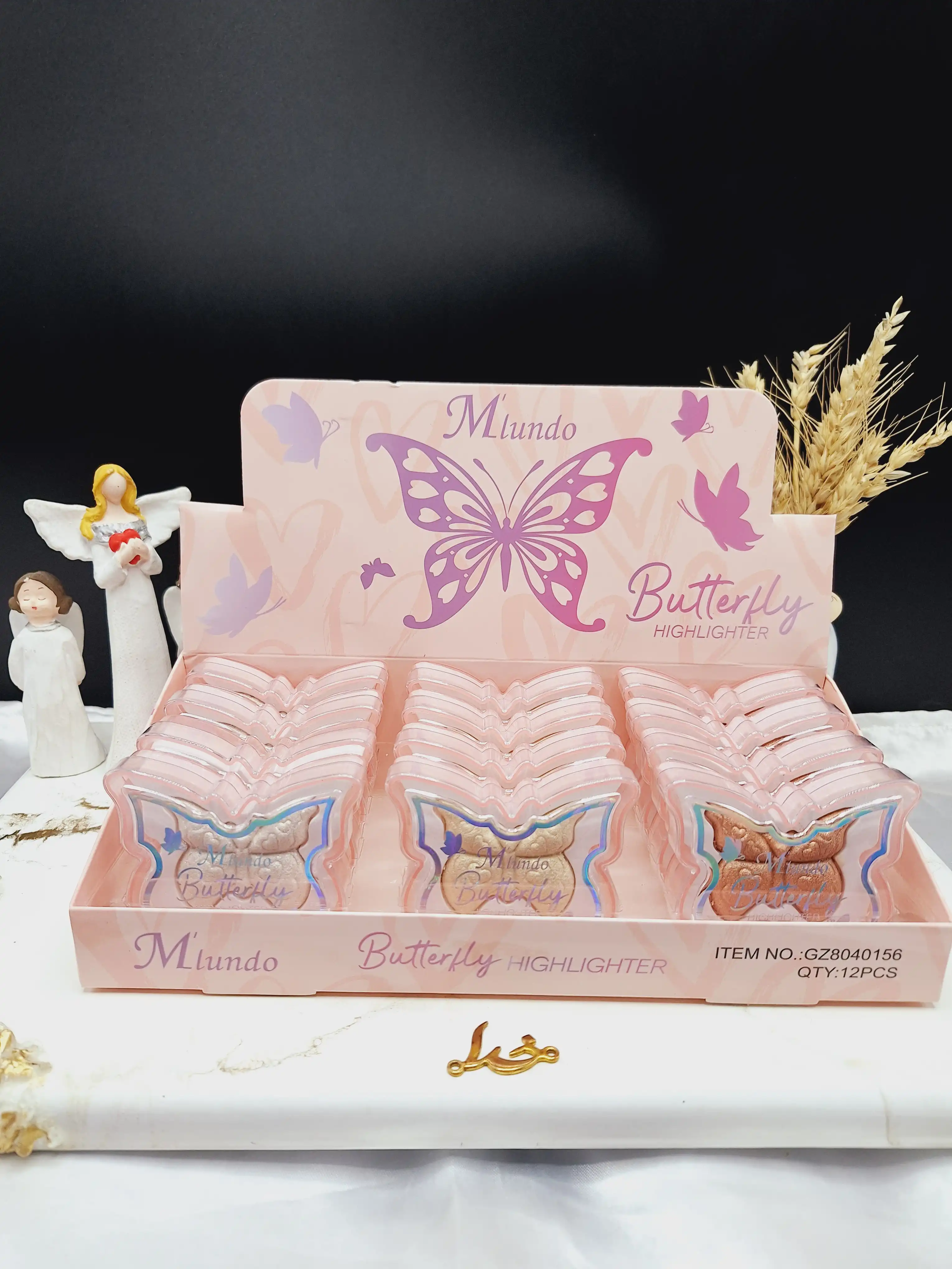 هایلایتر طرح پروانه Butterfly Miundo کد GZ8040156