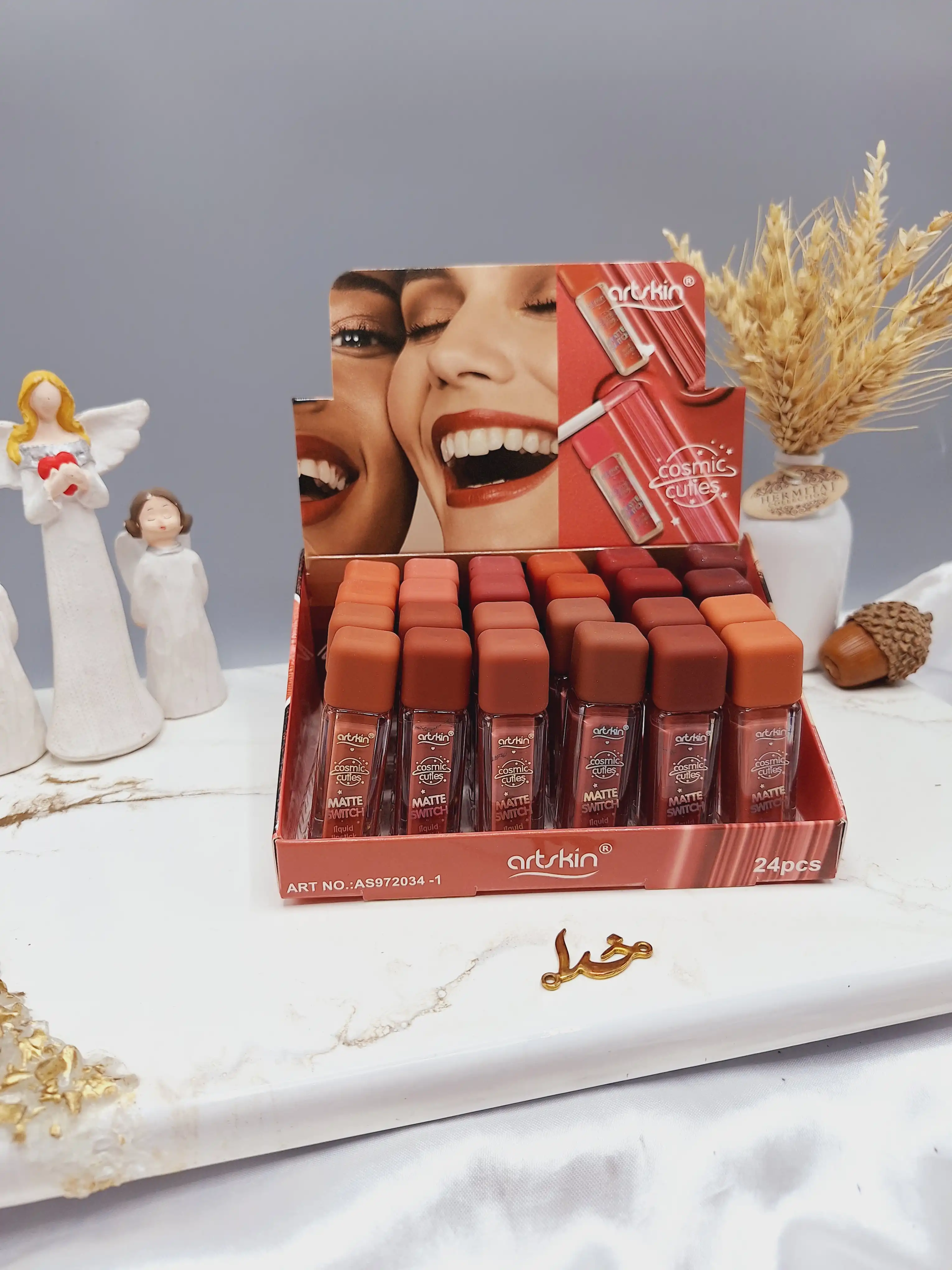 پک رژ لب مایع 6 عددی برند آرت اسکین artskin کد AS 972034_1