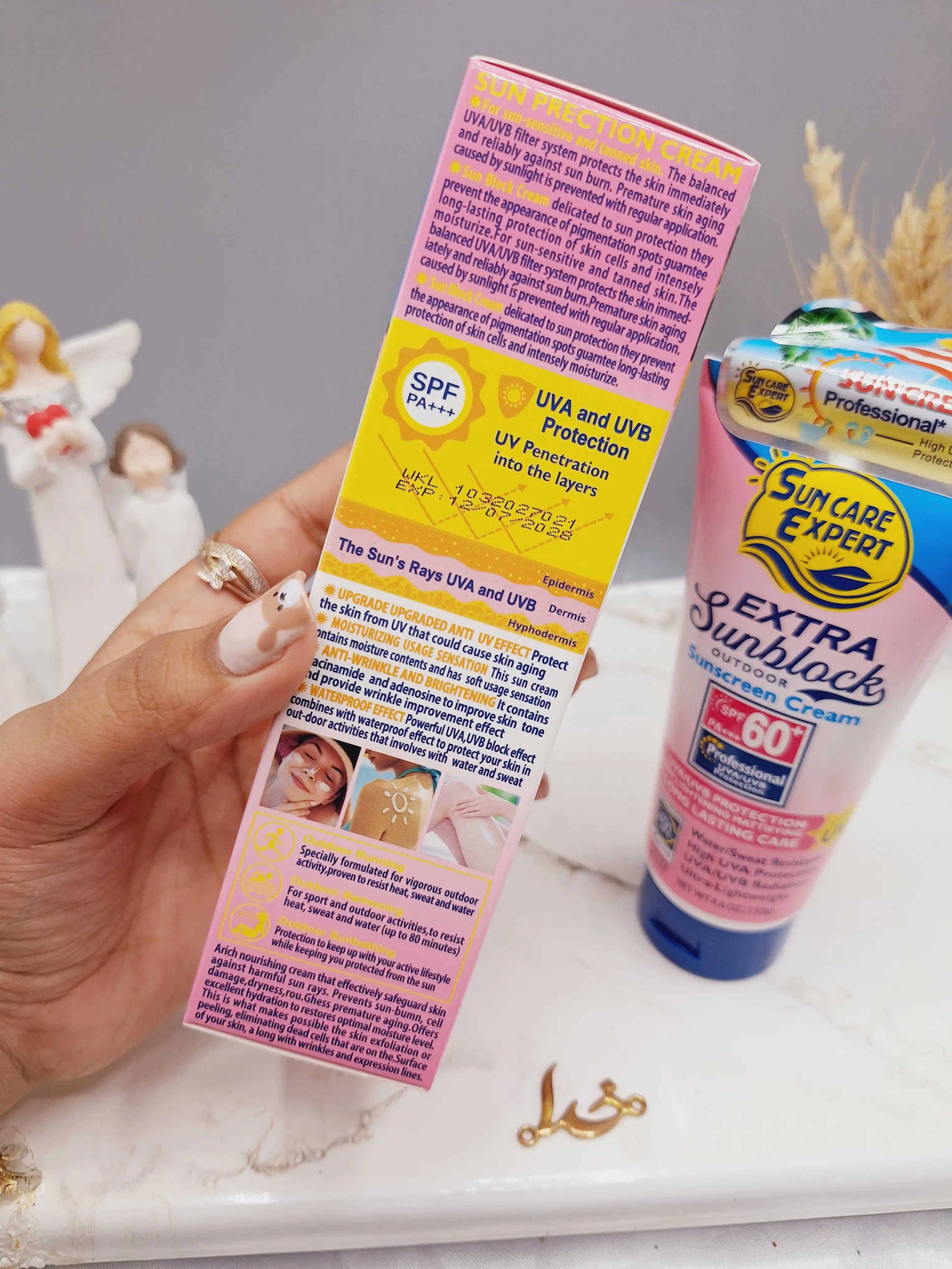 کرم ضدآفتاب SPF60 ضدآب وضدتعریق برند وکالی Wokali کدHA-3055