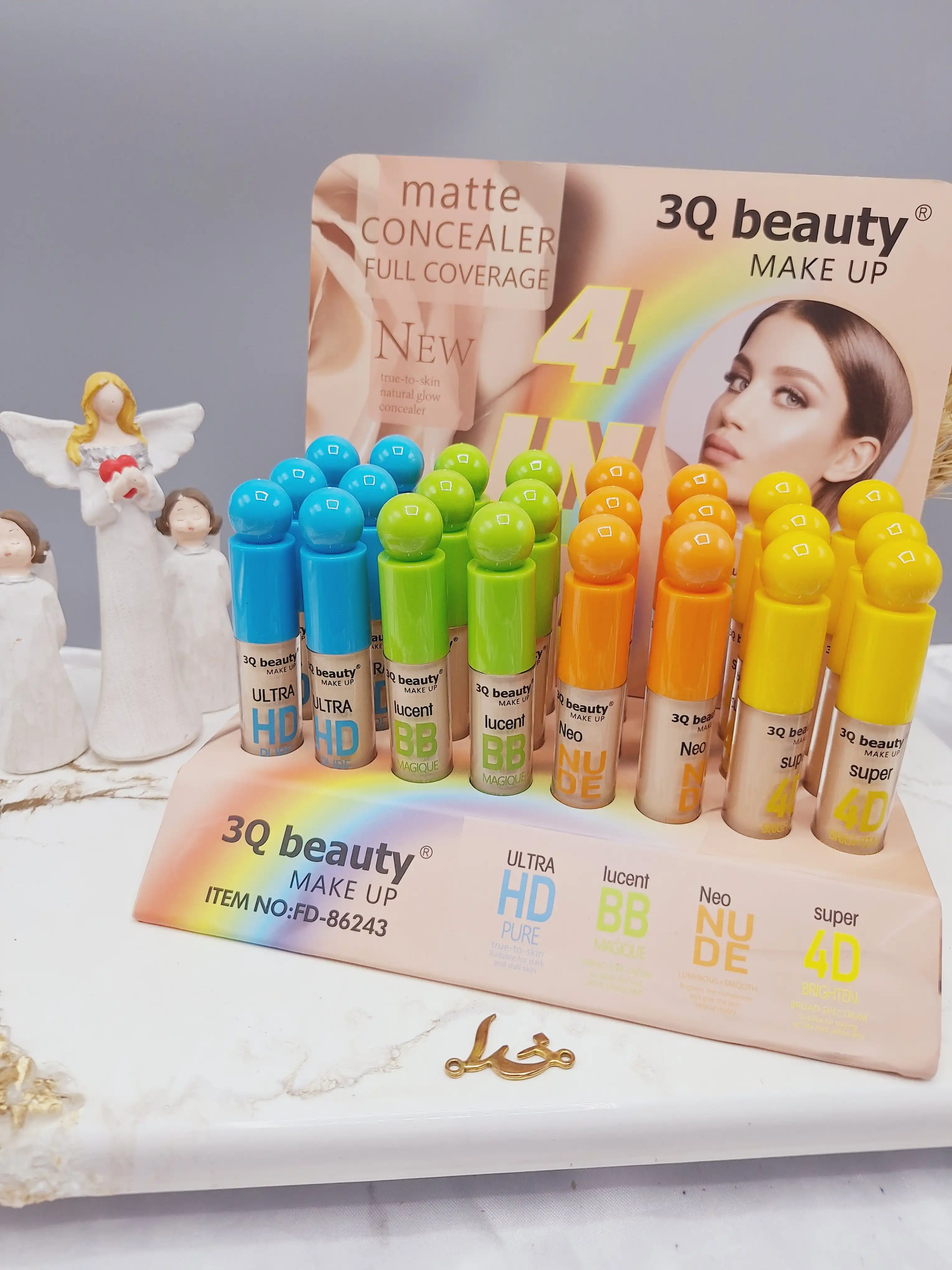 کانسیلر مات با پوشش کامل برند 3Q beauty کد 86243