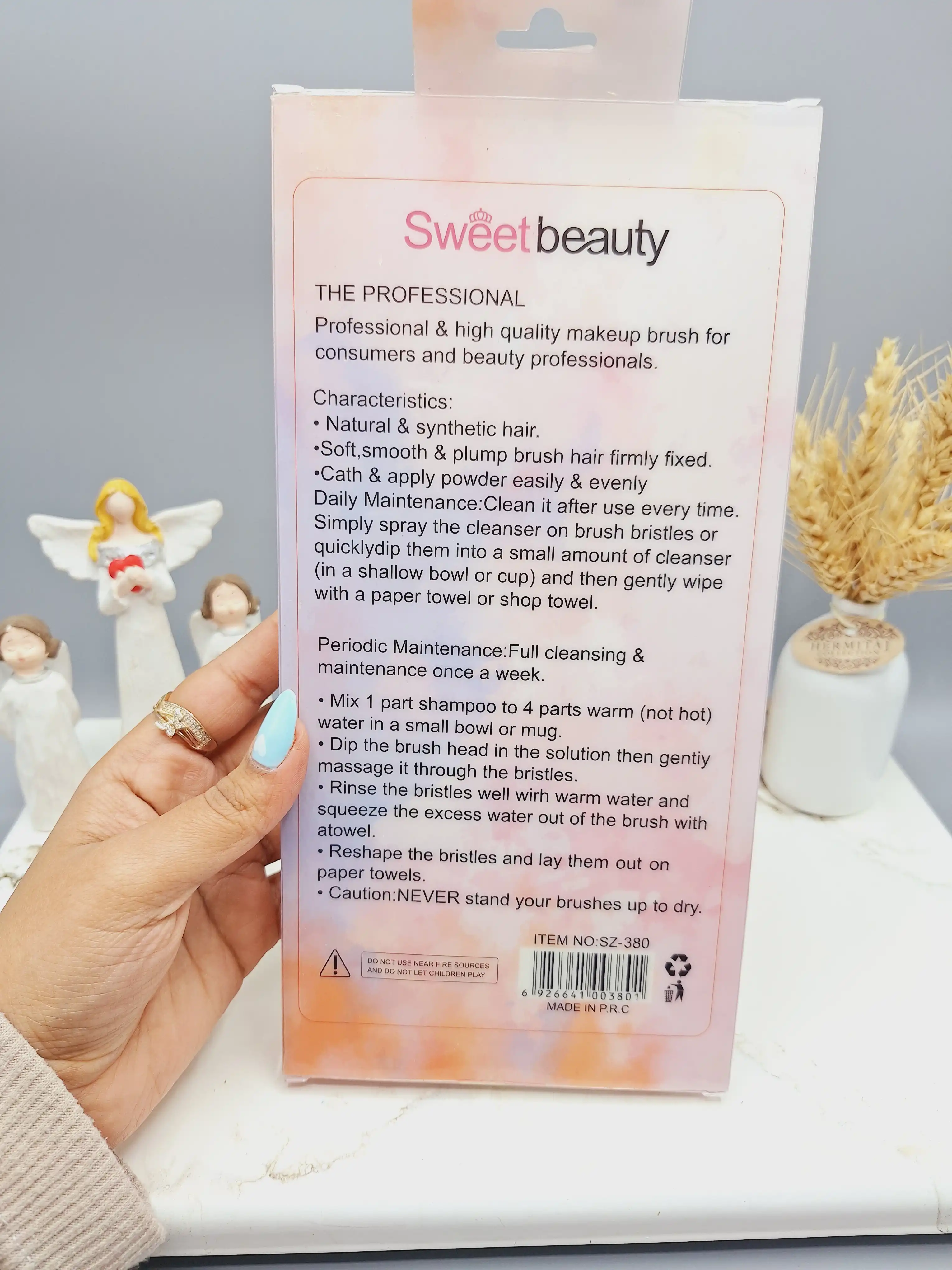 ست براش 10 تیکه برند Sweet beauty  کد NO:SZ-380