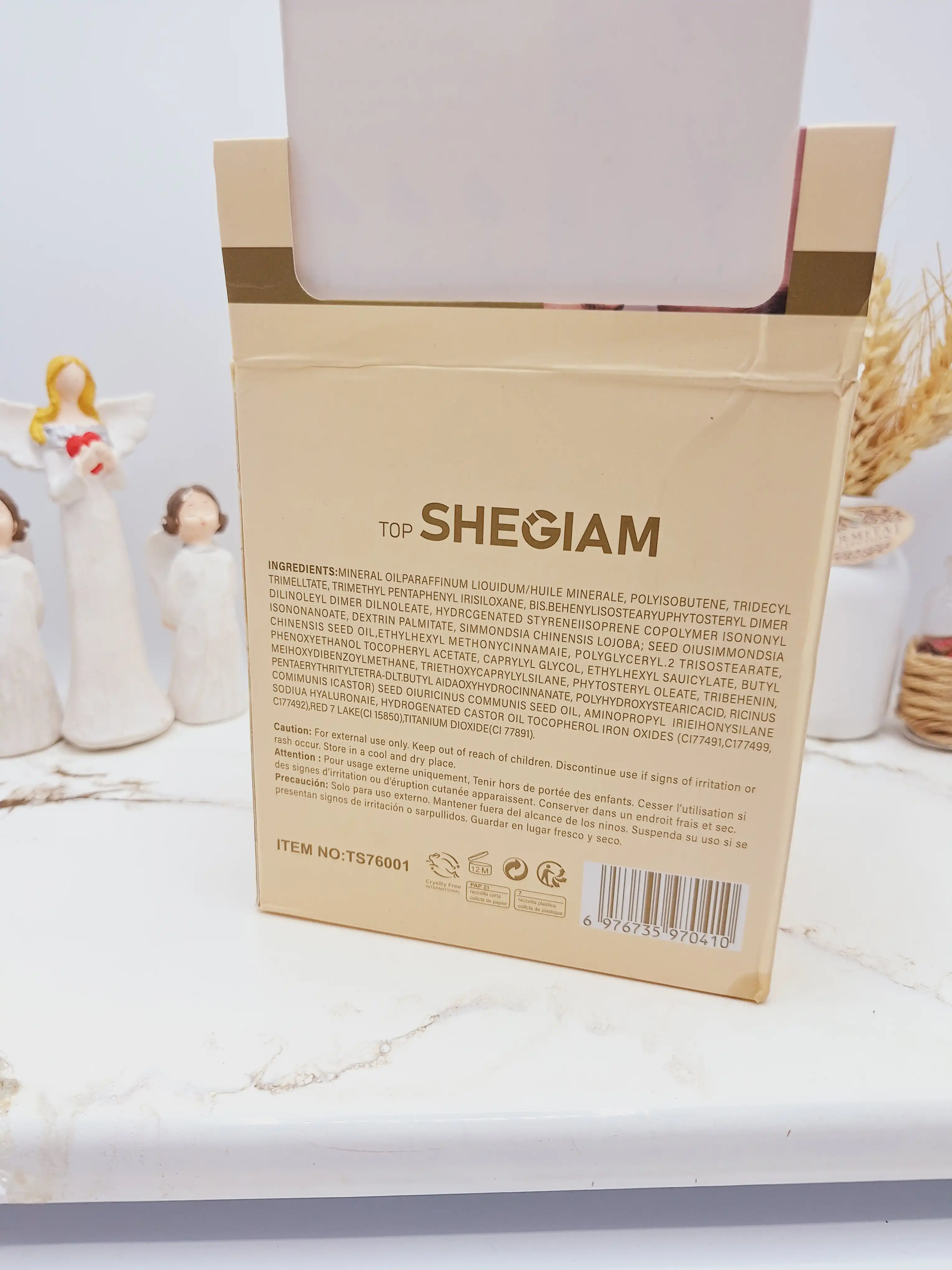 لیپ گلاس خیس کوشنی پرطرفدار شیگلم با کیفیت و خوش رنگ SHEGIAM کد 0410