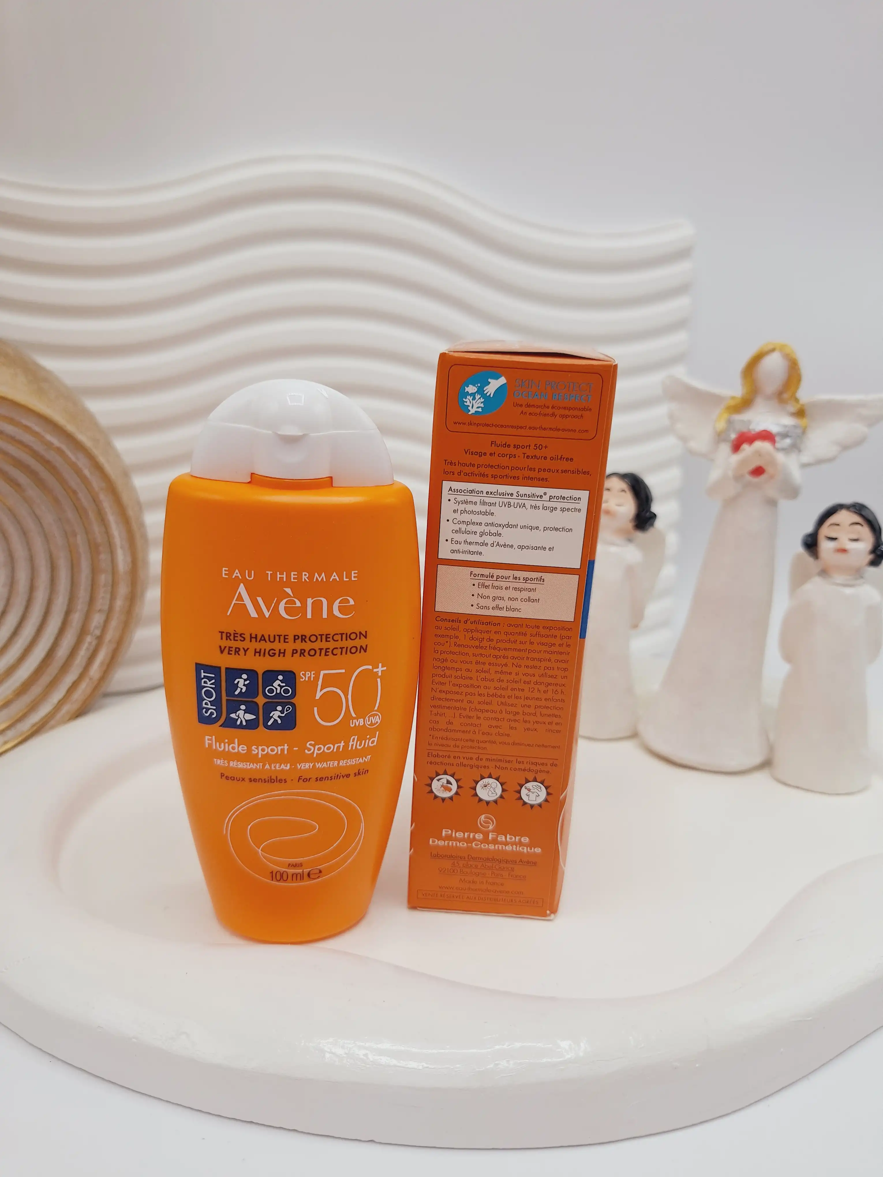 ضد آفتاب بی رنگ اسپورت  SPF50 برند Avène کد 1362