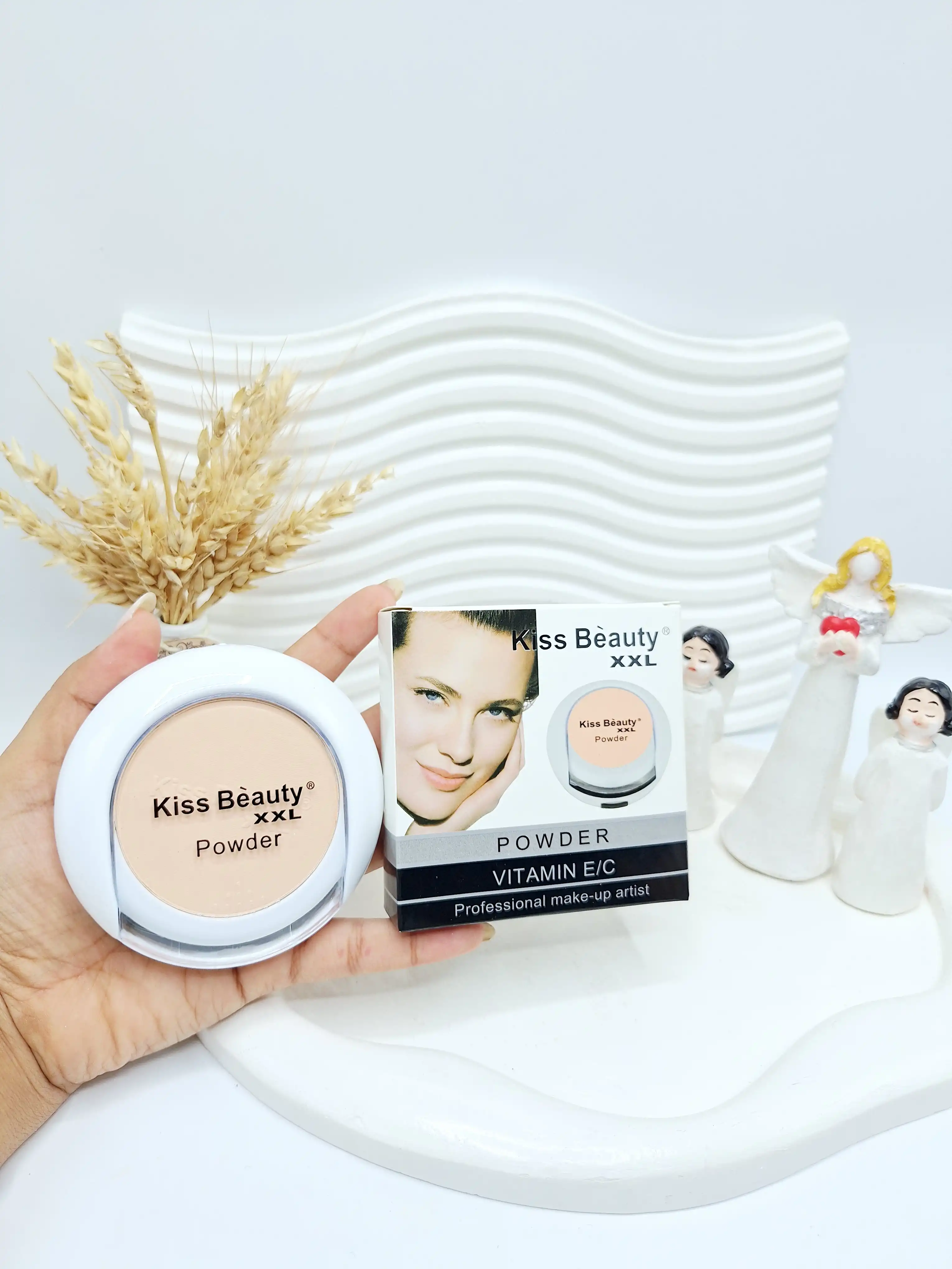 پنکک پودری Kiss Beauty مناسب میکاپ حرفه ای کد 2567