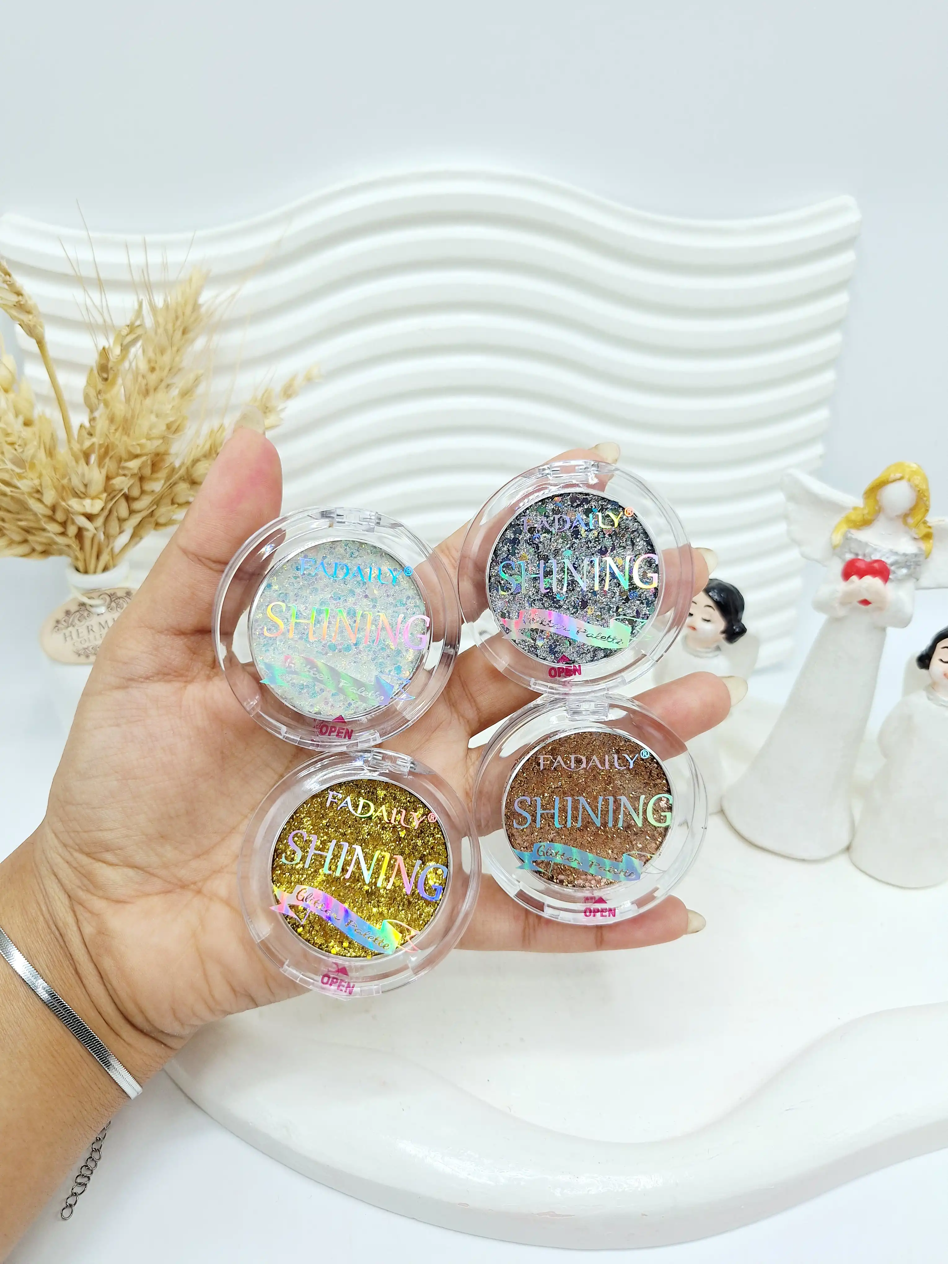 سایه گلیتر کاسه ای برند FADAILY کد 5092