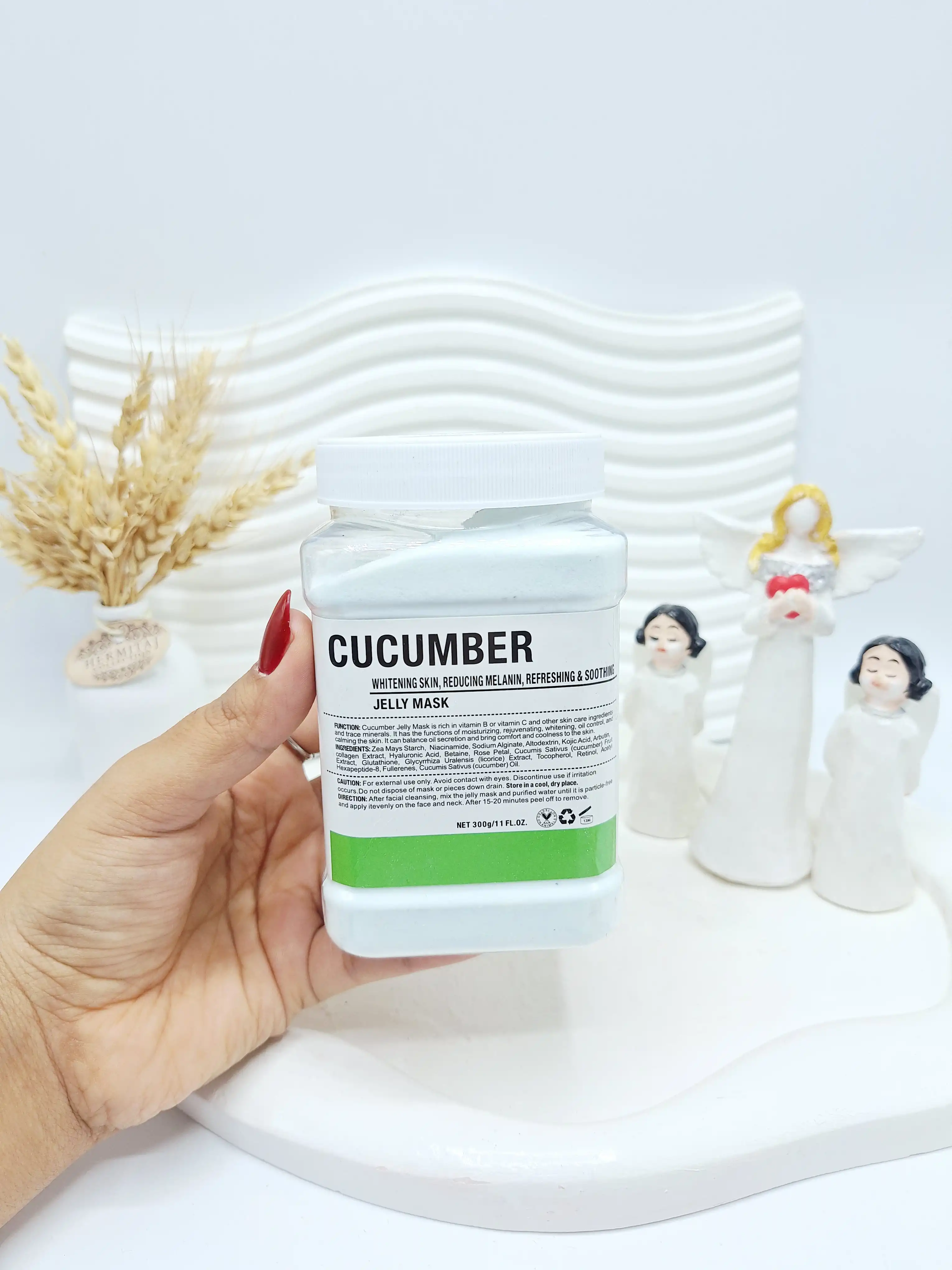 ماسک هیدروژلی خیار CUCUMBER دکتر مینایر 300 گرم