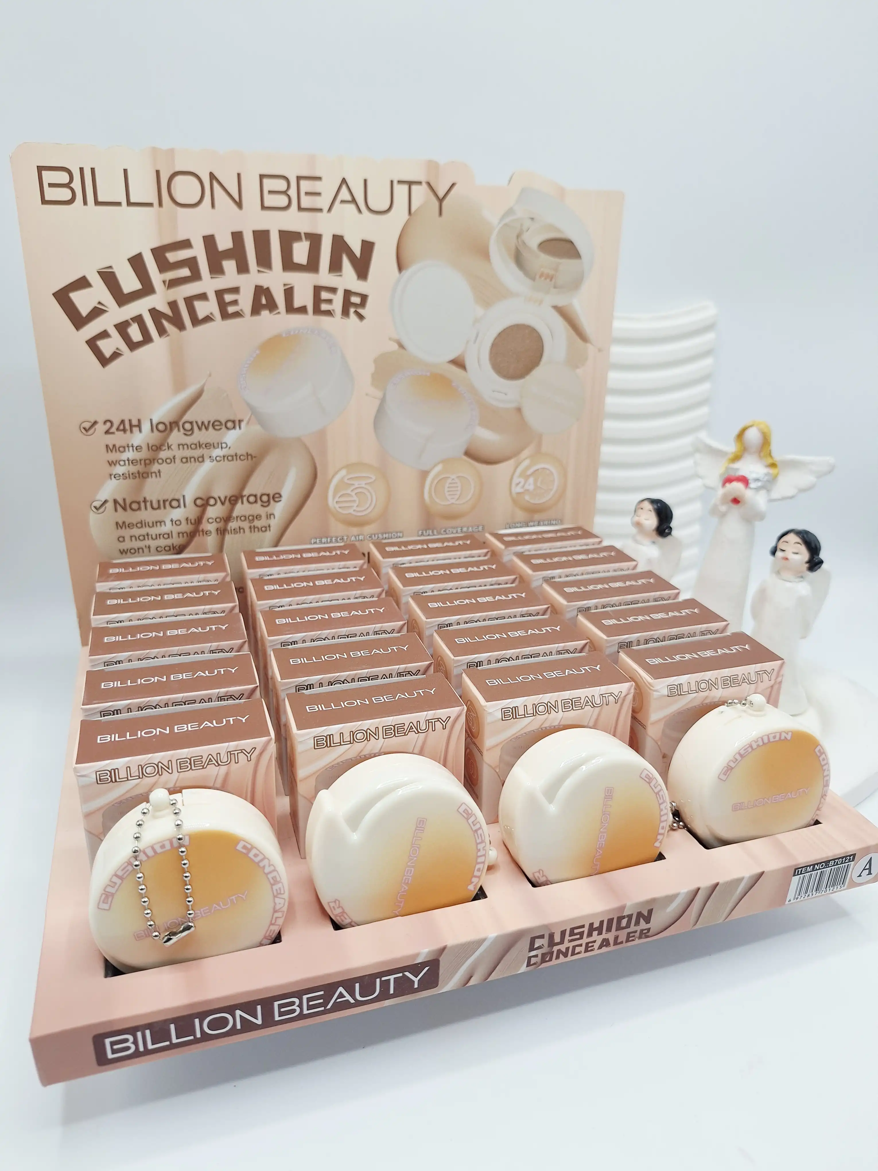 کانسیلر کوشنی پد دار برند BILLION BEAUTY کد 1215