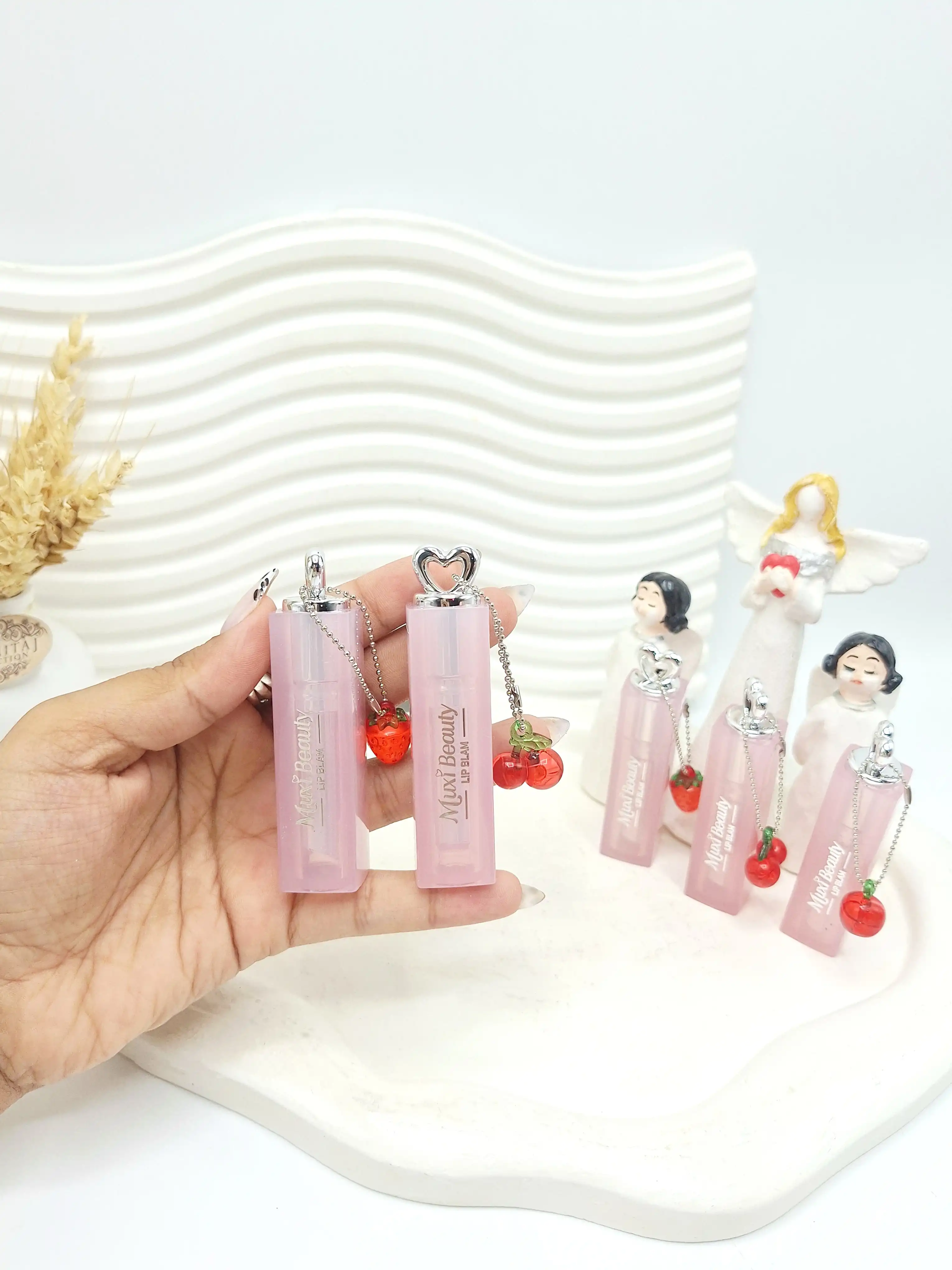 بالم لب نرم کننده صورتی میوه ای برند Muxi Beauty کد 431